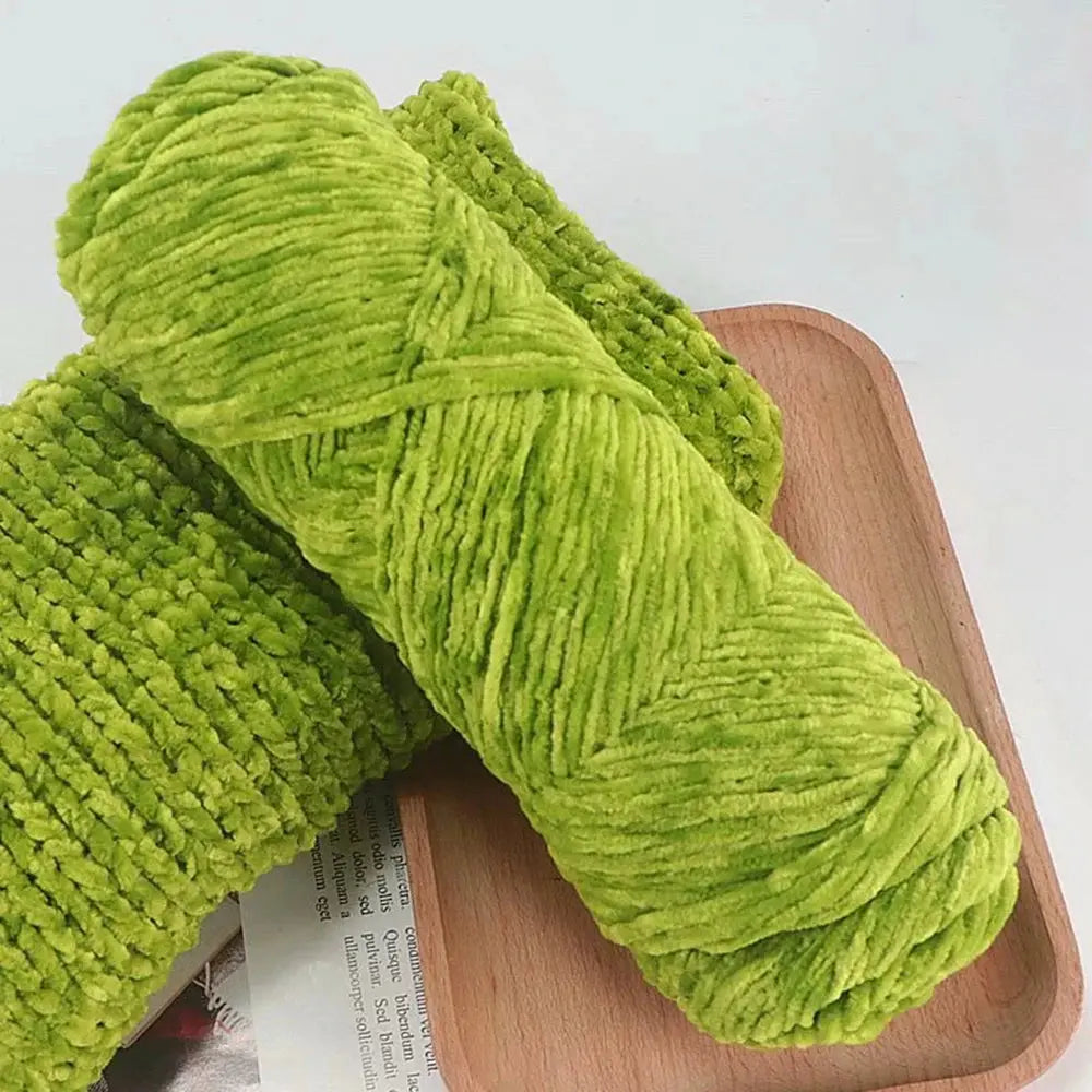 Hilo de chenilla suave de terciopelo de 95 g DS