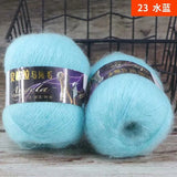 Ovillo de lana de mohair de 50 g para tejer a mano DS