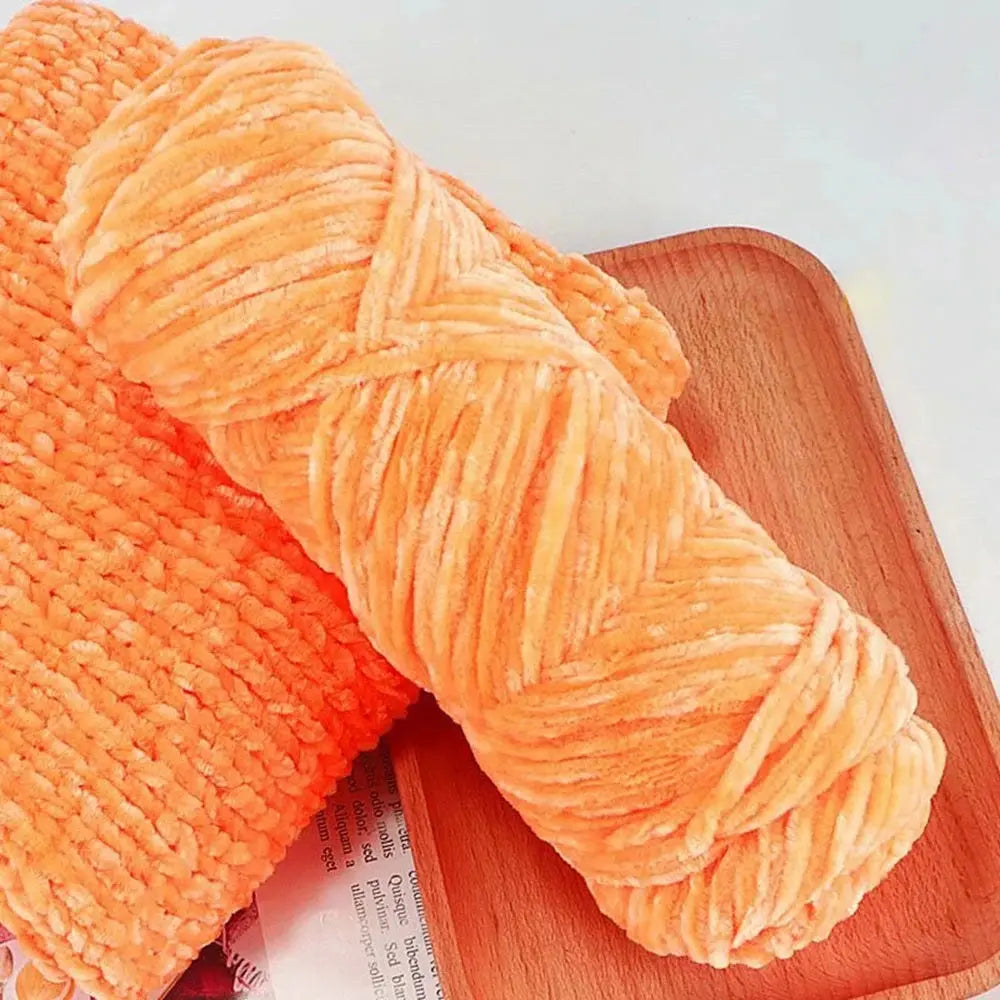 Hilo de chenilla suave de terciopelo de 95 g DS