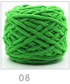 Hilo de terciopelo para tejer a mano 100 g DS