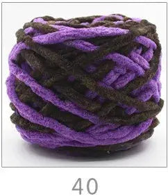 Hilo de terciopelo para tejer a mano 100 g DS