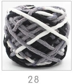 Hilo de terciopelo para tejer a mano 100 g DS