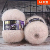 Ovillo de lana de mohair de 50 g para tejer a mano DS