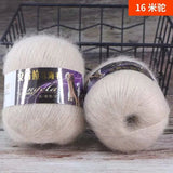 Ovillo de lana de mohair de 50 g para tejer a mano DS