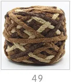 Hilo de terciopelo para tejer a mano 100 g DS