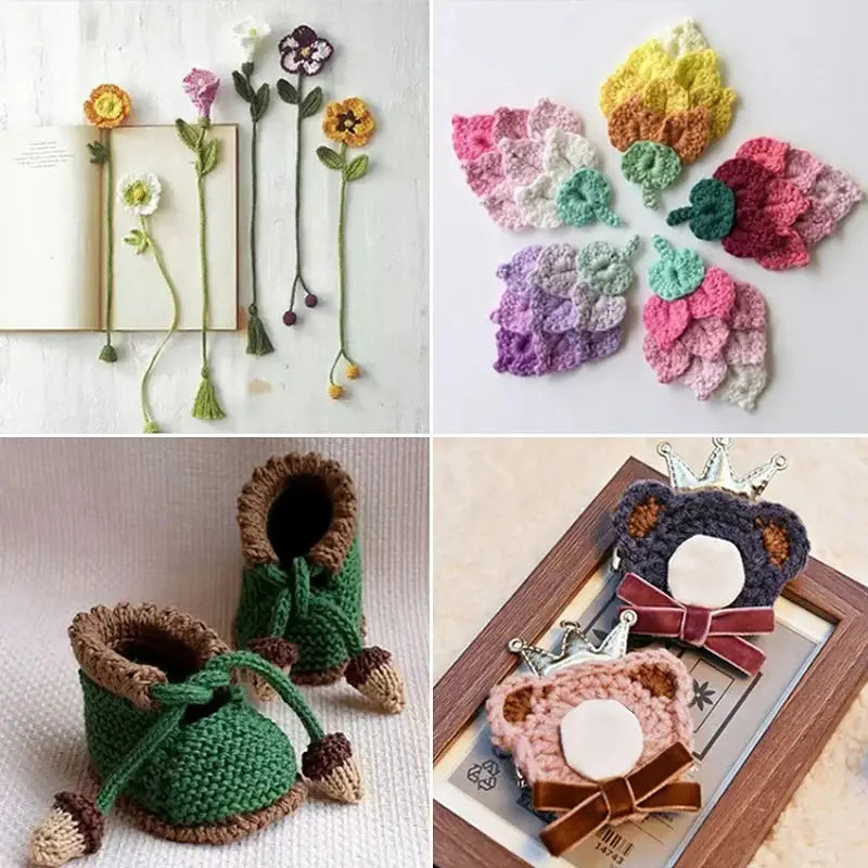 Agujas de crochet de varios tamaños DS