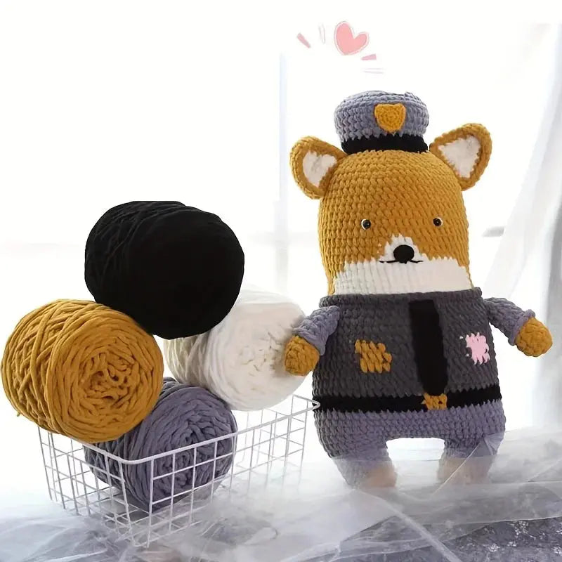 Hilo de terciopelo para tejer a mano 100 g DS