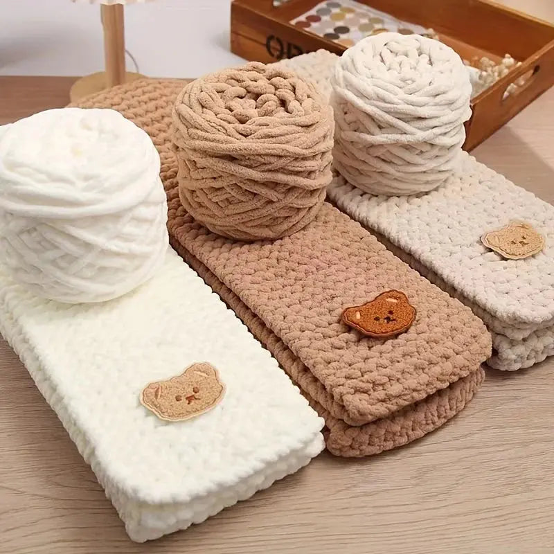 Hilo de terciopelo para tejer a mano 100 g DS