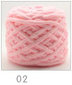 Hilo de terciopelo para tejer a mano 100 g DS