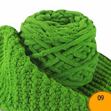 Hilo de chenilla para tejer, 6 unidades de 600 g DS