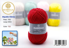 Hilo de Algodón Isabella Clásico 70g