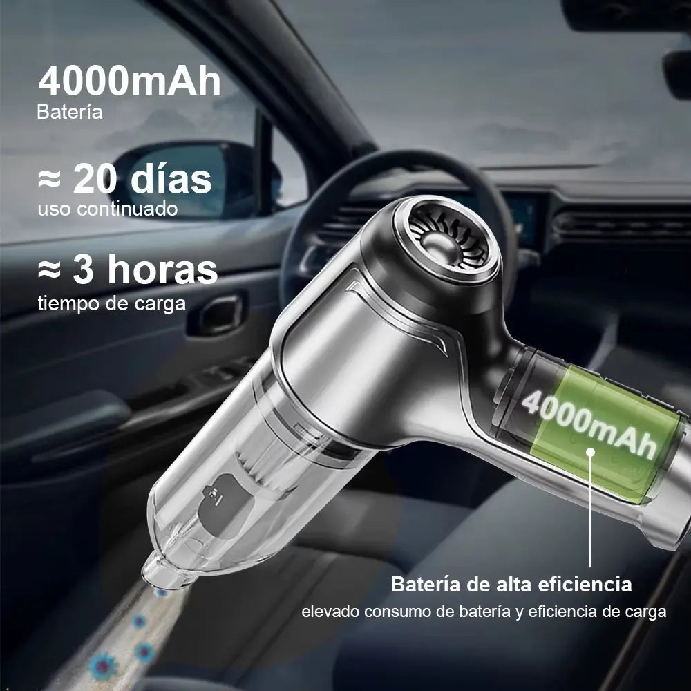 Aspirador De Coche Inalámbrico Portátil 95000PA Aspirador De Mano De Succión Fuerte Soplador Potente Para El Hogar Del Coche