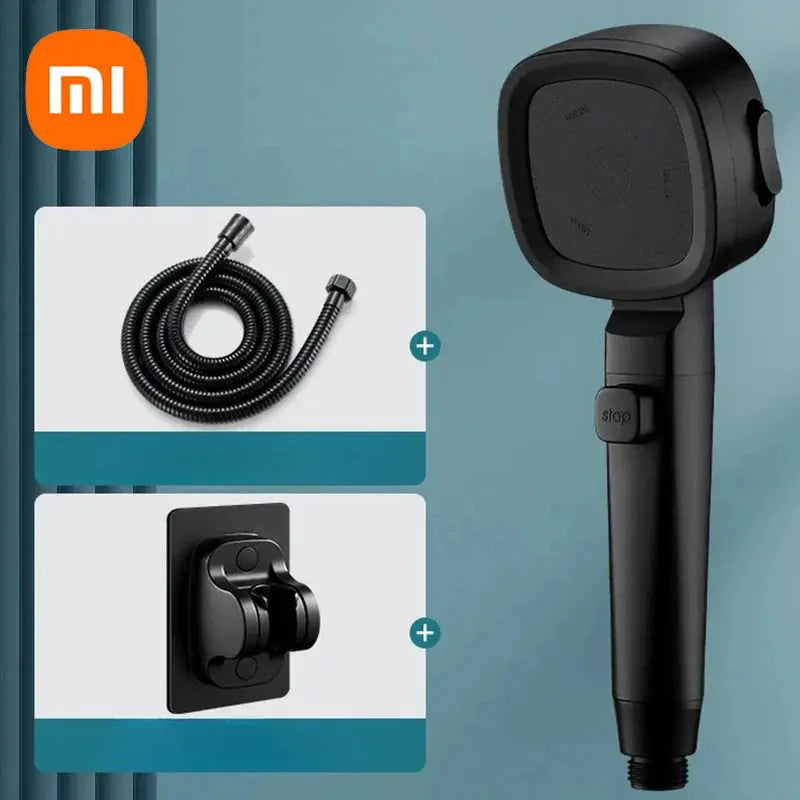 Xiaomi-Cabezal De Ducha De Alta Presión, Ahorro De Agua, 3 Modos, Rociador De Masaje De Agua Ajustable, Accesorios De Baño Para El Hogar