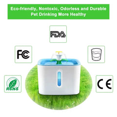 Fuente De Agua Automática Para Perros Y Gatos, Cuenco Para Mascotas, Dispensador De Agua Para Gatos Y Flores, Bebida De Petsafe Con Filtros, Fuente De Agua Para Mascotas