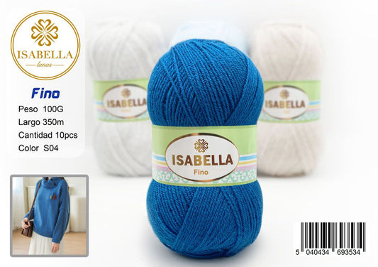 OVILLO HILO ISABELLA FINO 100G