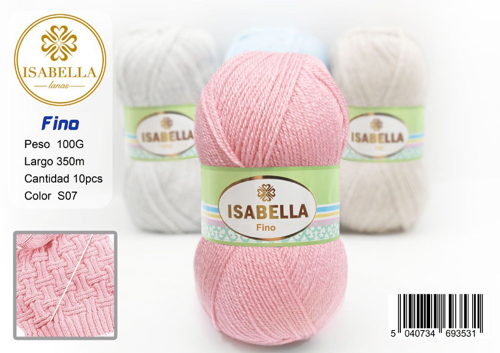 OVILLO HILO ISABELLA FINO 100G