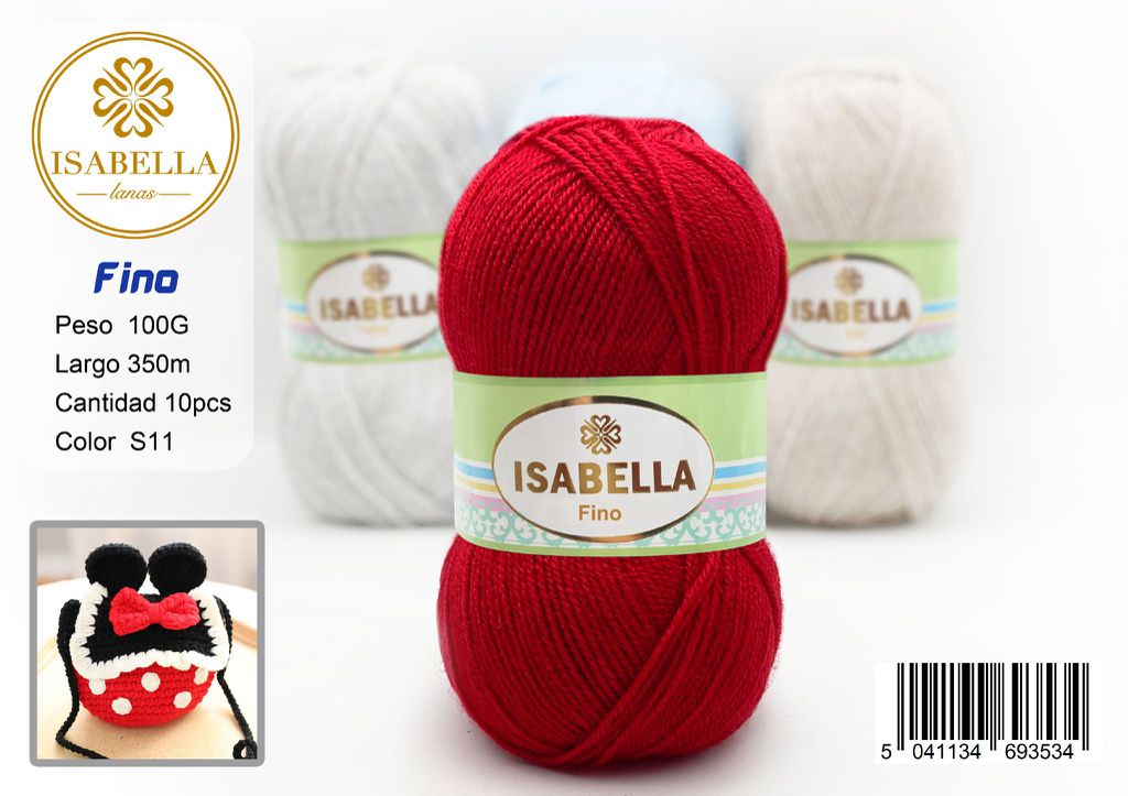 OVILLO HILO ISABELLA FINO 100G