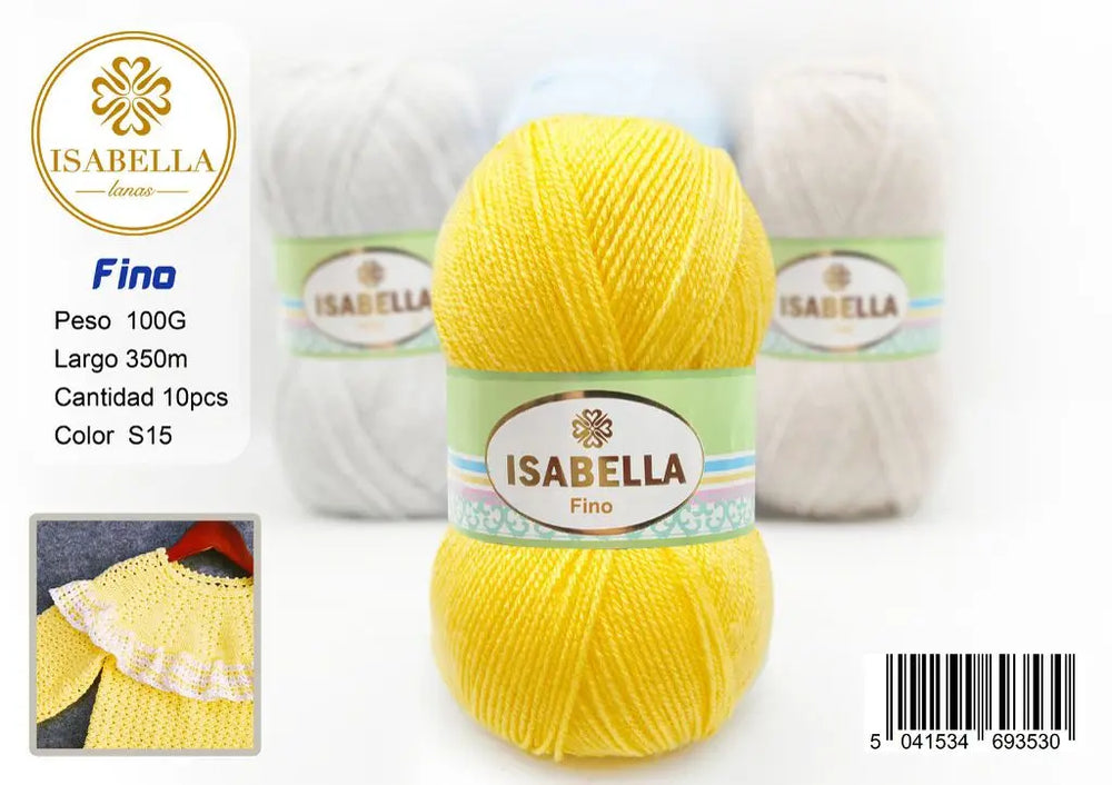 OVILLO HILO ISABELLA FINO 100G ISABELLA 纱线