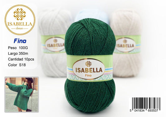 OVILLO HILO ISABELLA FINO 100G