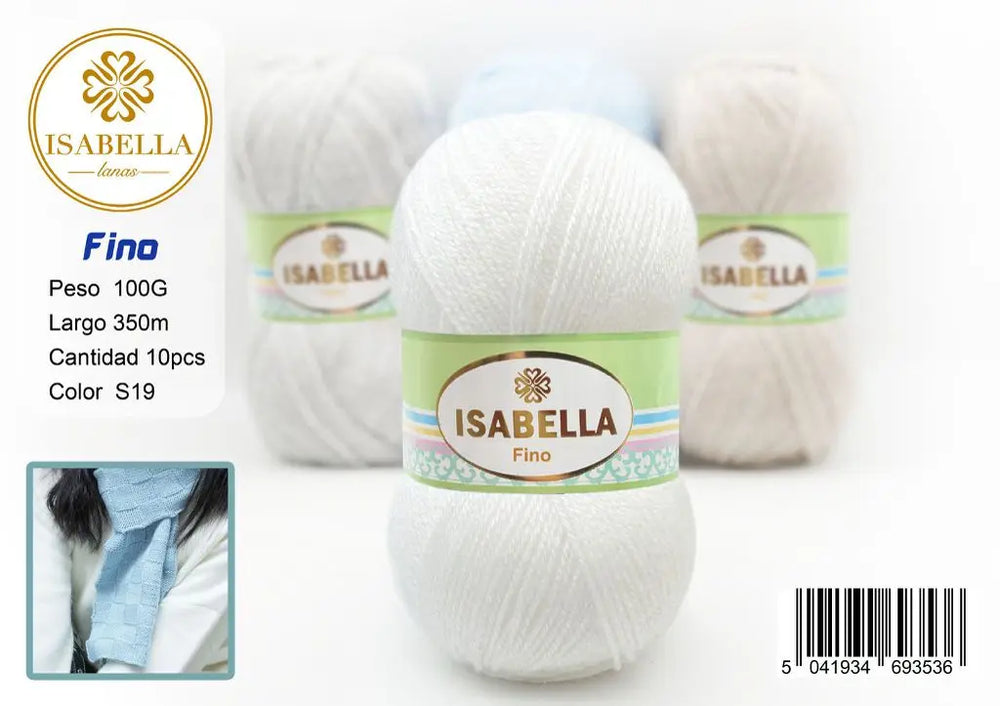 OVILLO HILO ISABELLA FINO 100G ISABELLA 纱线