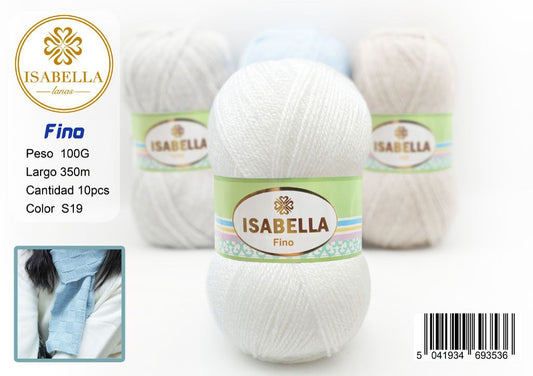 OVILLO HILO ISABELLA FINO 100G