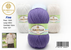 OVILLO HILO ISABELLA FINO 100G