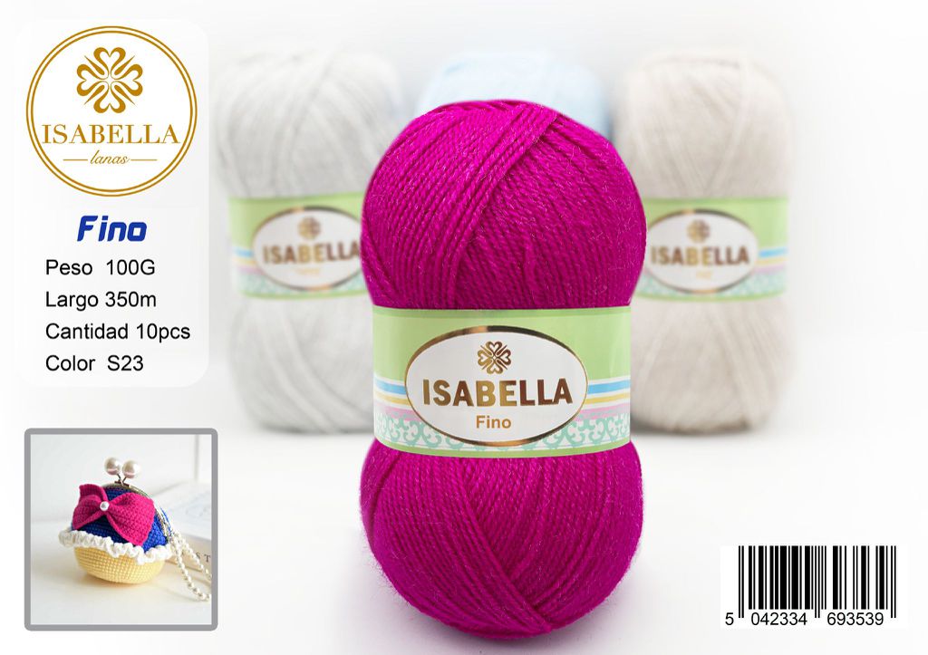 OVILLO HILO ISABELLA FINO 100G