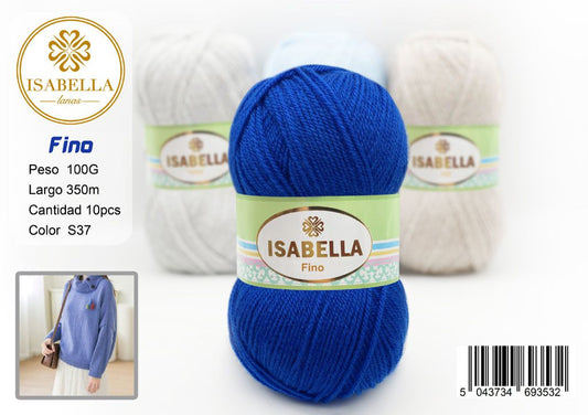 OVILLO HILO ISABELLA FINO 100G