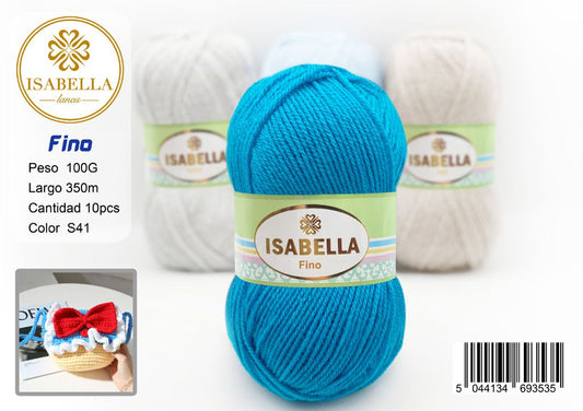 OVILLO HILO ISABELLA FINO 100G