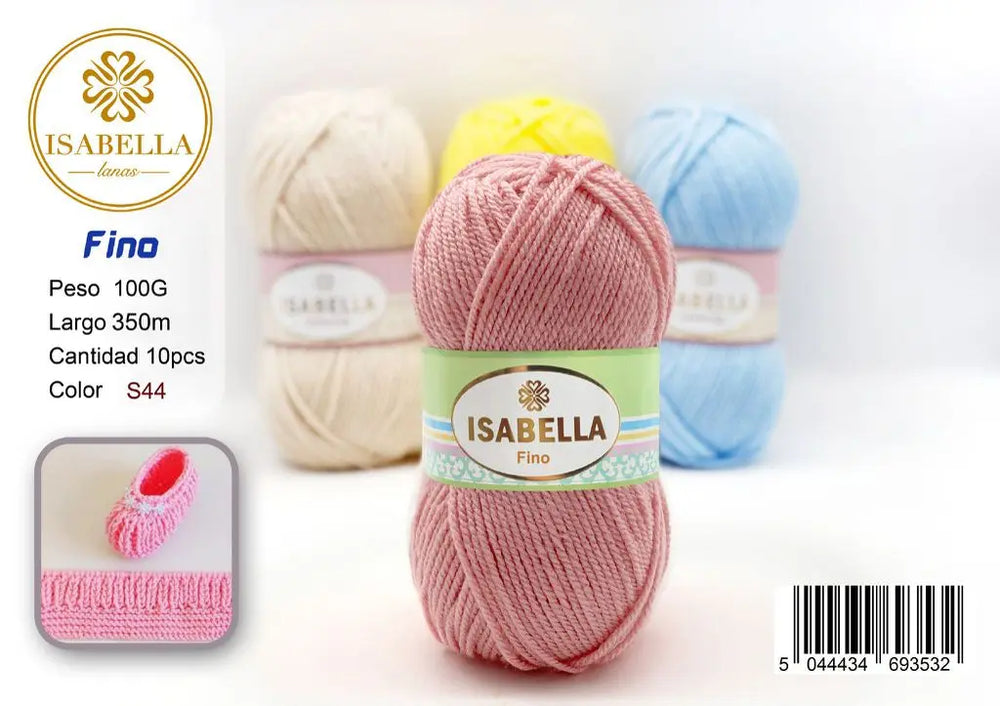OVILLO HILO ISABELLA FINO 100G ISABELLA 纱线