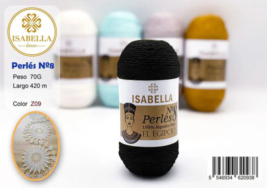 HILO ZEPRLIN PERLE ISABELLA No 8 ISABELLA 纱线