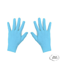 GUANTES CORTO INFANTIL TURQUESA