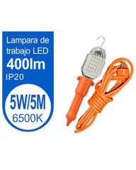 LAMPARA DE TRABAJO LED 5W 6500K 5M