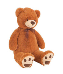 PELUCHE OSO SUEVE MARRON OSCURO 100CM