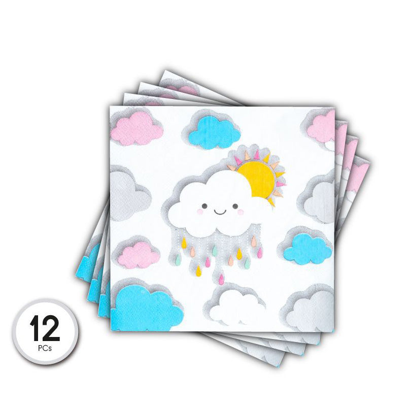 SERVILLETAS DE PAPEL NUBE 12PCS