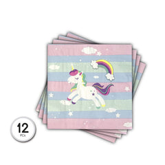 SERVILLETAS DE PAPEL UNICORNIO 12PCS 的副本