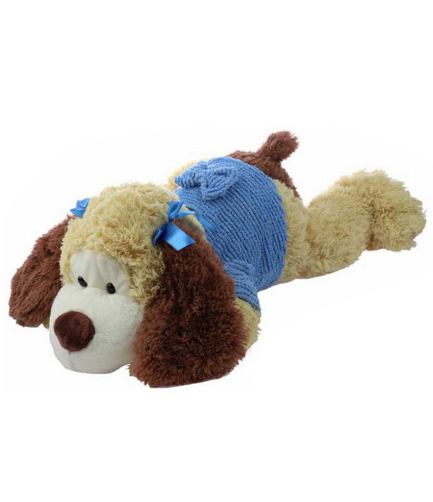 PELUCHE PERRO 50CM AZUL