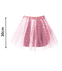 TUTU ESTRELLAS 30CM ROSA