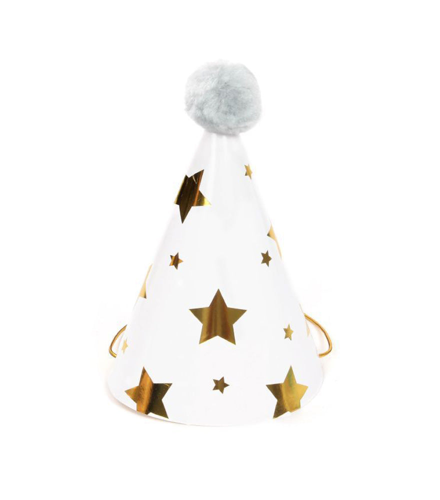 GORRO DE PAPEL BLANCO STAR