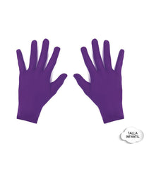 GUANTES CORTO INFANTIL MORADO