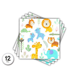 SERVILLETAS DE PAPEL ZOO 12PCS 的副本