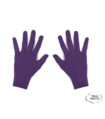 GUANTES CORTO ADULTOS MORADO