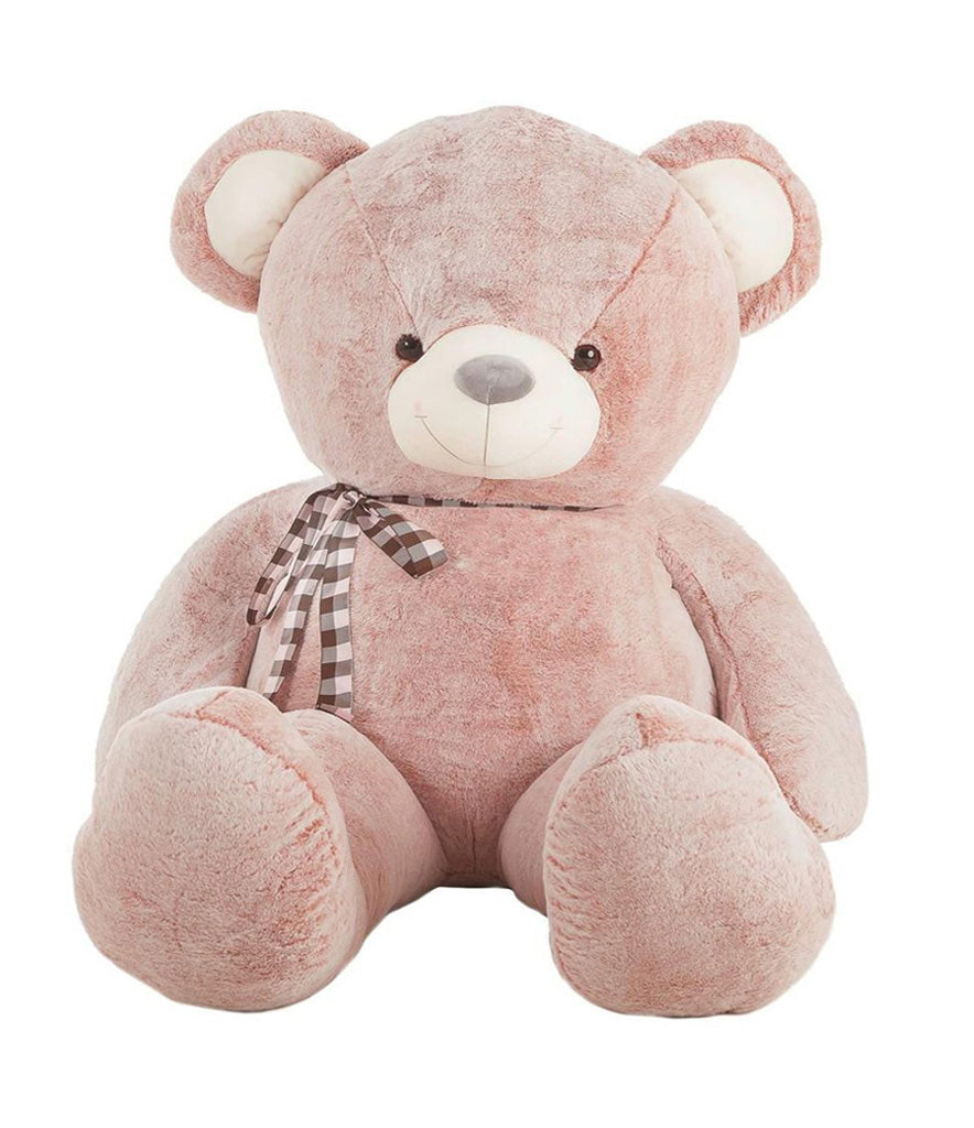 PELUCHE OSO SUEVE ROSA 90CM