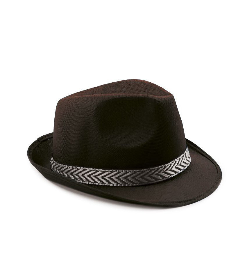 SOMBRERO PEDORA MARRON ADULTOS