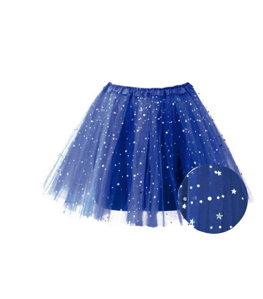 TUTU ESTRELLAS 30CM AZUL