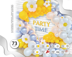 SET DE GLOBOS DAISY 73PC