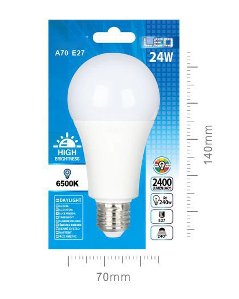 LED ESTANDRA A70 24W E27 LUZ FRIA