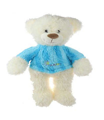 PELUCHE OSITO CON CAMISETA AZUL 75CM