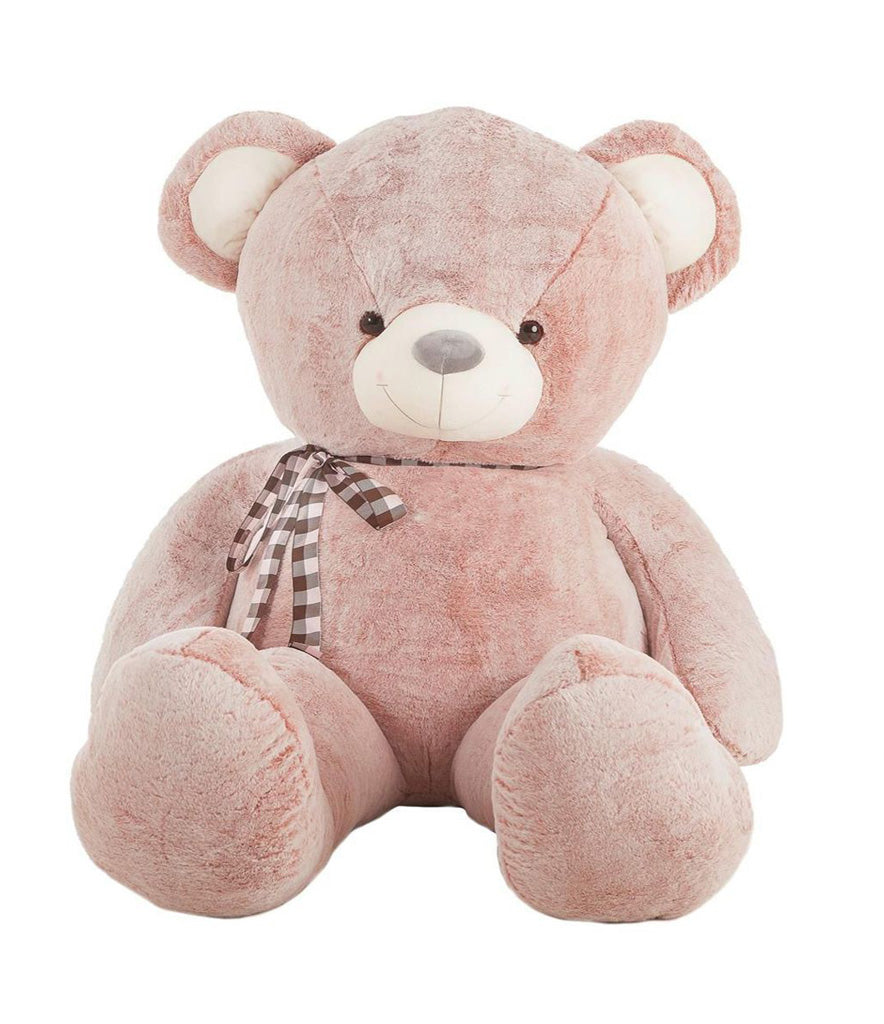 PELUCHE OSO SUAVE ROSA 75CM