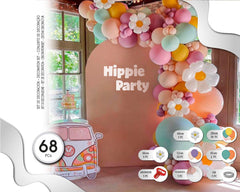 SET DE GLOBOS DAISY 68PC